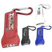 "BEAMER" 4 LED Keyholder Keylite with Carabiner Clip (Photoimage Full Colour)